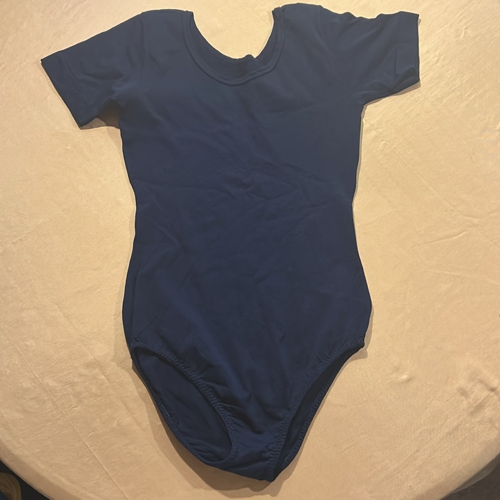 2 Danskin Leotards Navy and Light Blue M/L - Picture 4 of 7